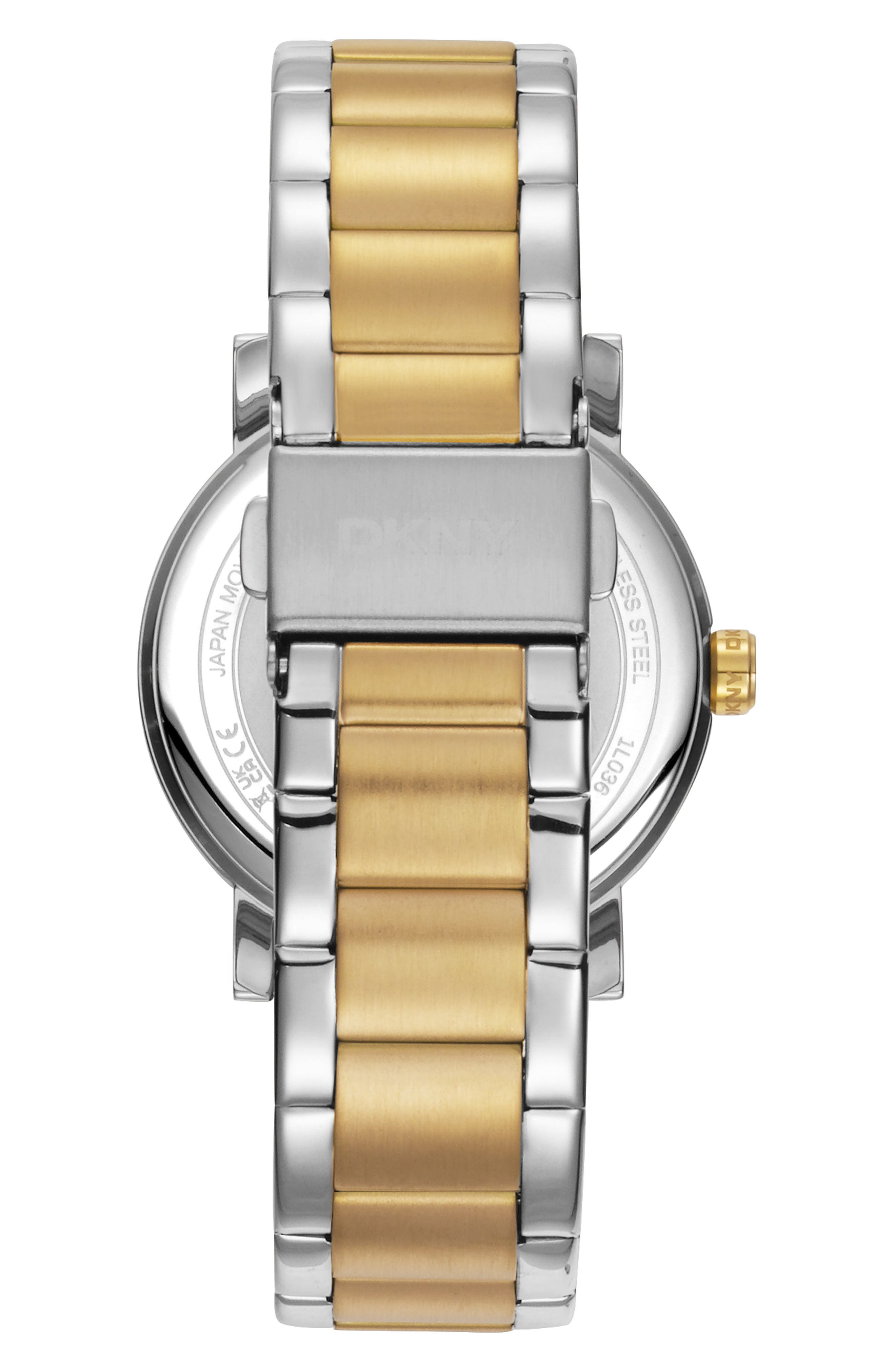 Two-Tone Bracelet Watch, 34mm