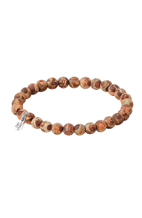 Tiny Rituals Tibetan Honeycomb Agate Energy Bracelet