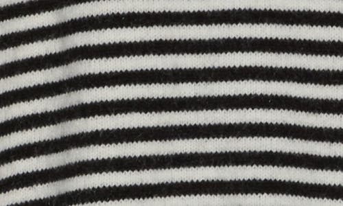 Joseph A Stripe Johnny Collar Sweater In Multi
