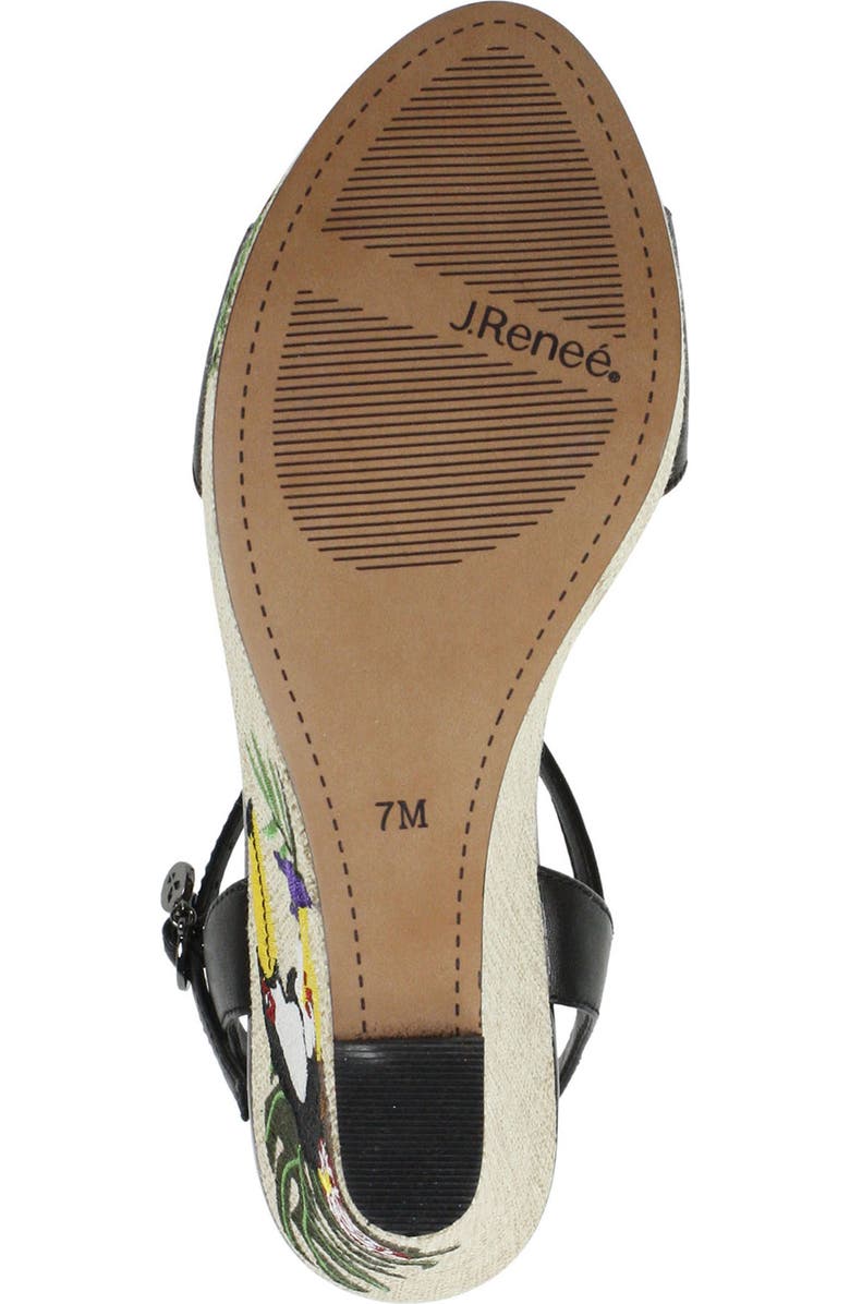 J. Reneé Triella Strappy Wedge Platform Sandal, Alternate, color,
