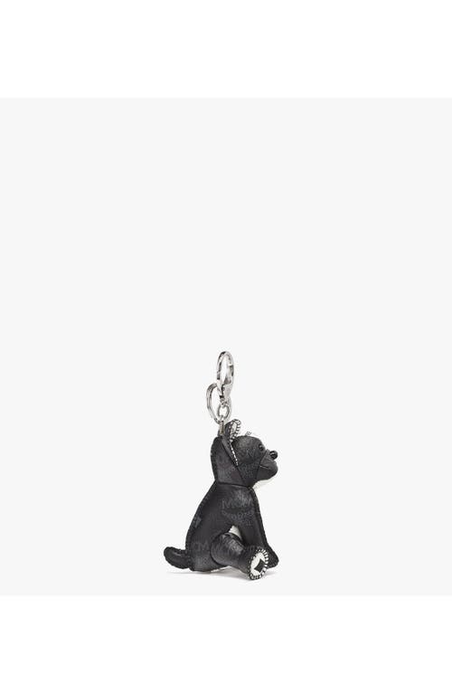 Mcm Aren French Bulldog Charm In Black