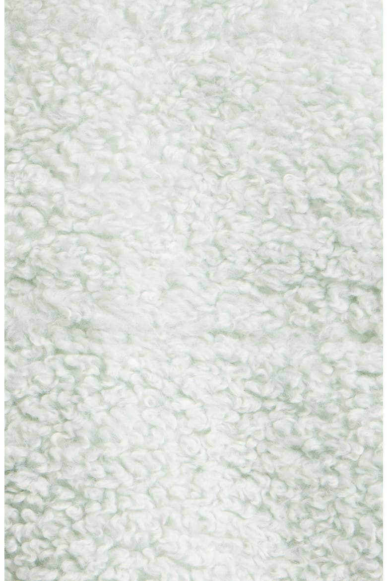 Kennie Water Repellent Faux Shearling Jacket, Alternate, color, GLACIER BLUE