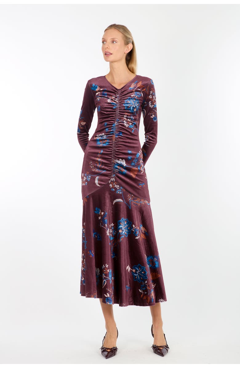 Super Natural by Secret Mission Dusk Dress, Alternate, color, Burgundy Floral