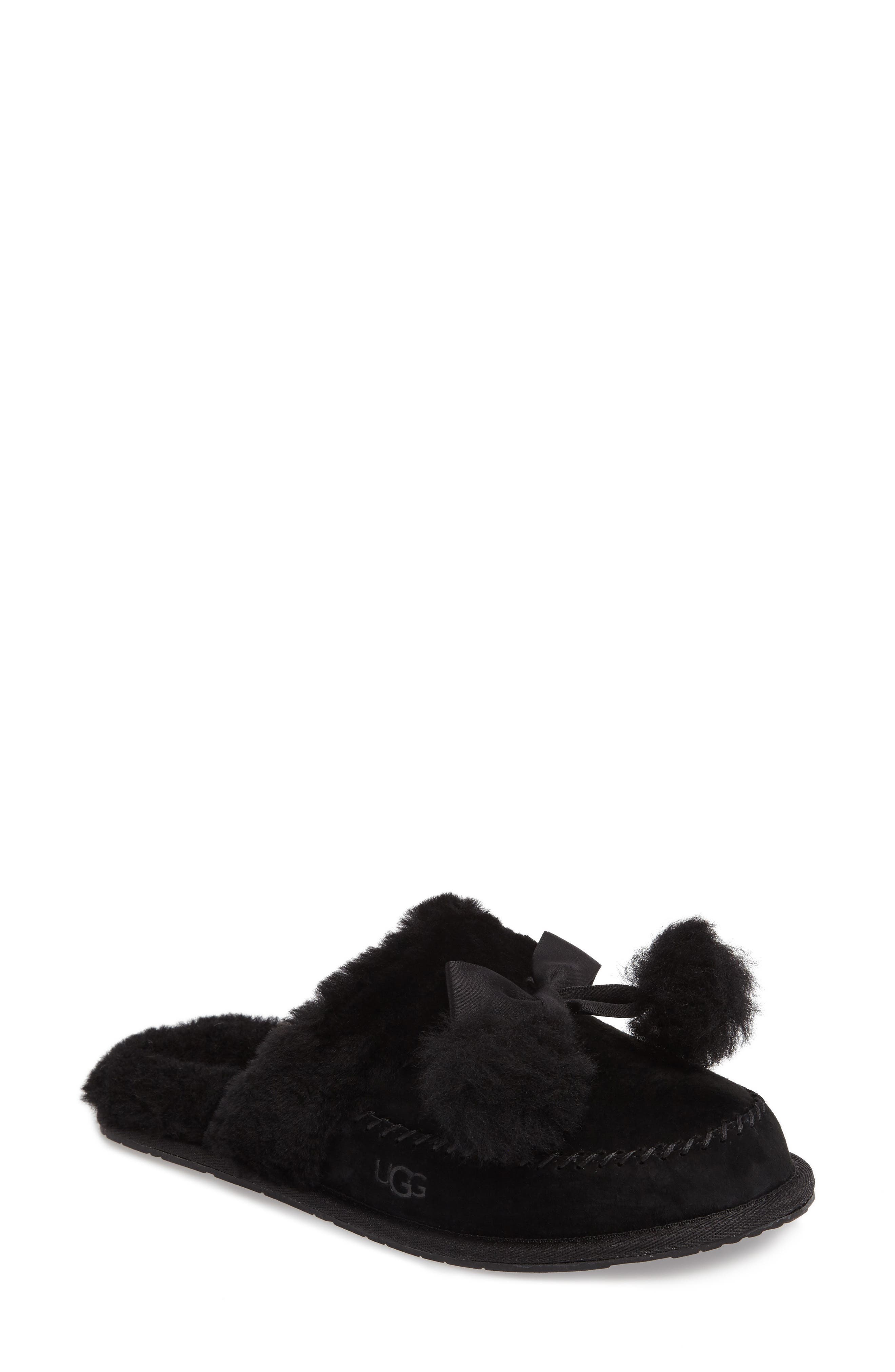 UGG<sup>®</sup> Hafnier Genuine Shearling Slipper, Main, color, 