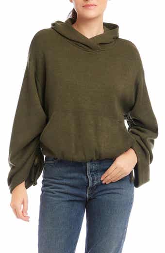Makenna Ruched Sleeve Hoodie