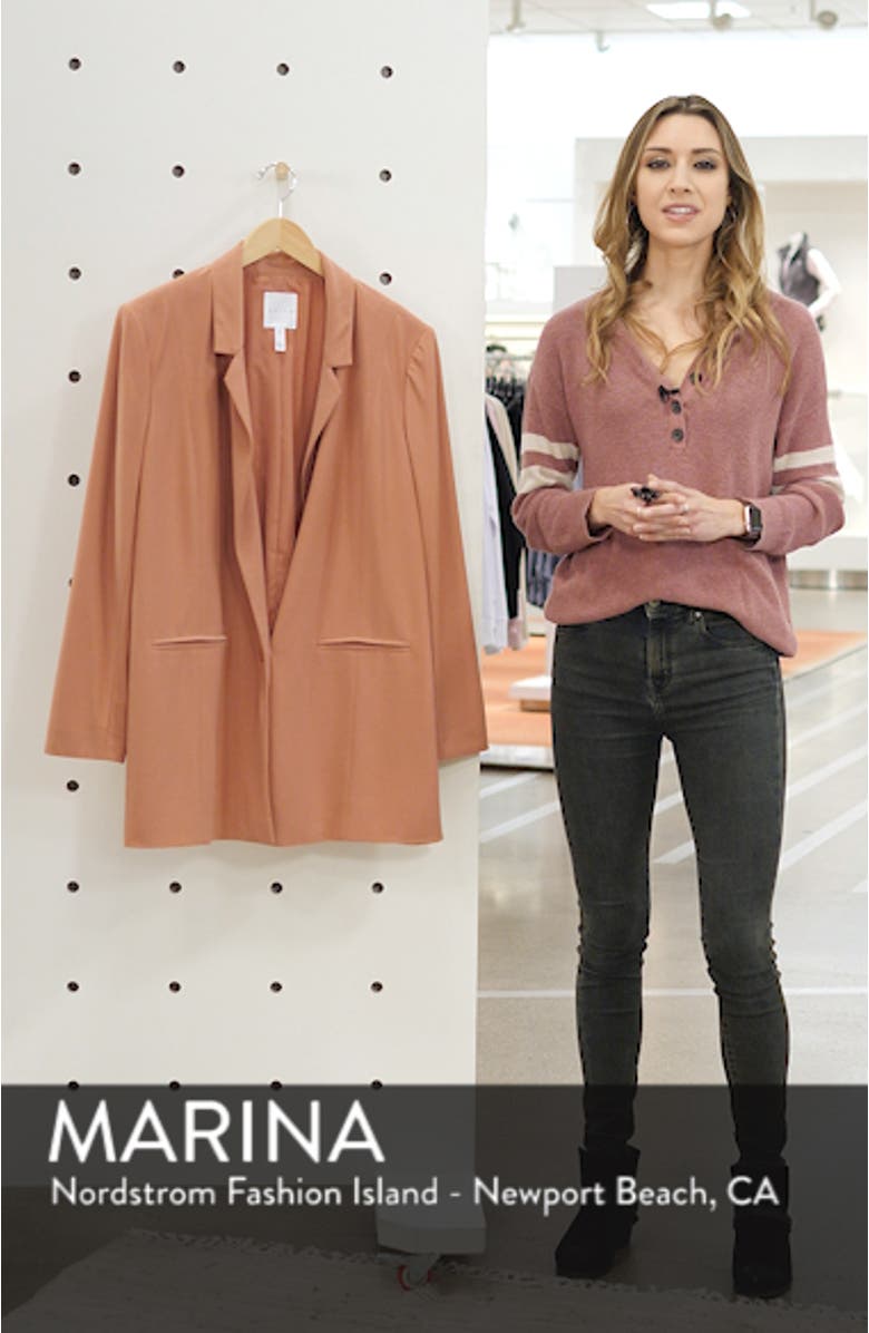 Longline Knit Blazer, sales video thumbnail