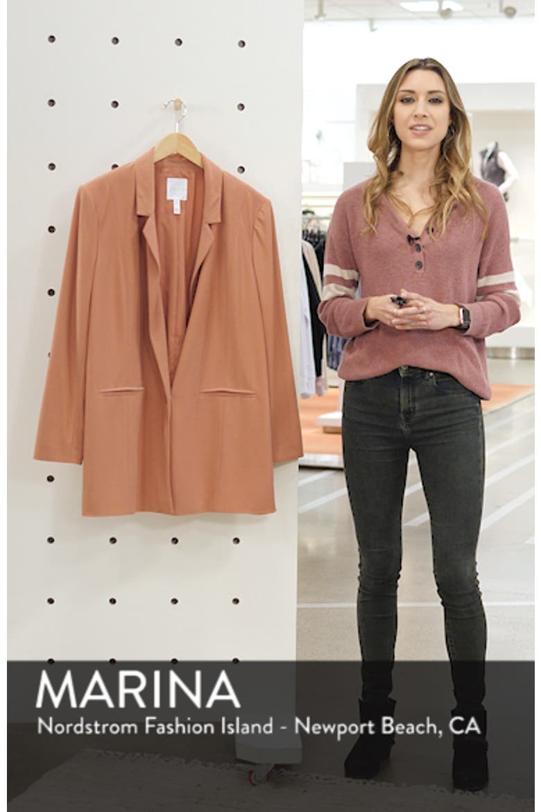 Longline Knit Blazer video