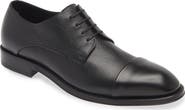 BOSS Derrek Pebbled Cap Toe Derby
