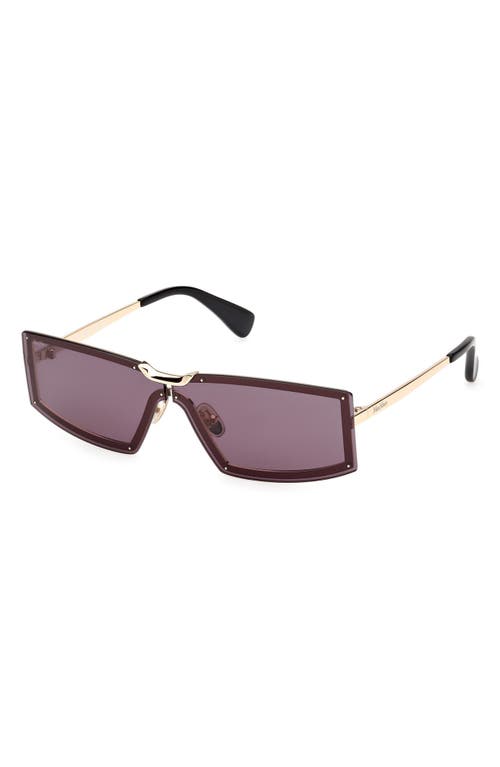 Max Mara 68mm Oversize Rectangular Sunglasses In Multi