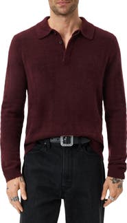 John Varvatos Macra Cashmere & Cotton Polo