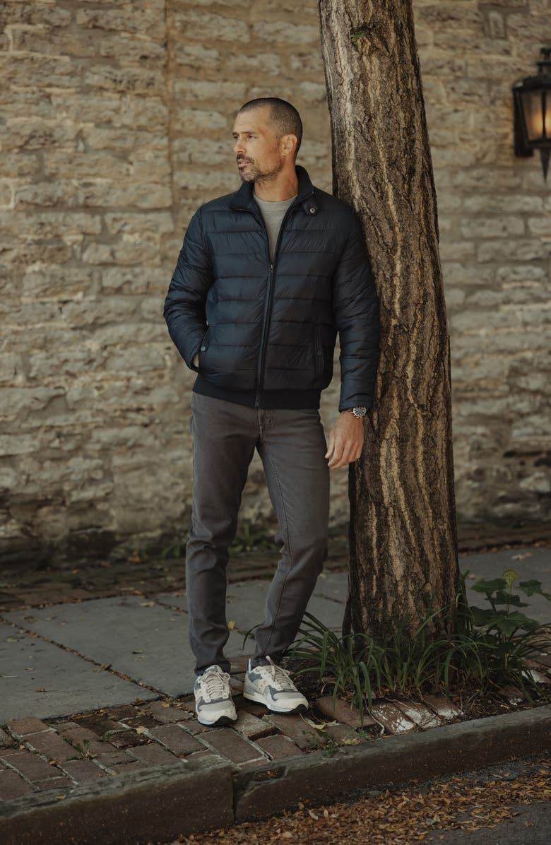 The Normal Brand Sportivo Nylon Puffer Coat, Alternate, color, Normal Navy