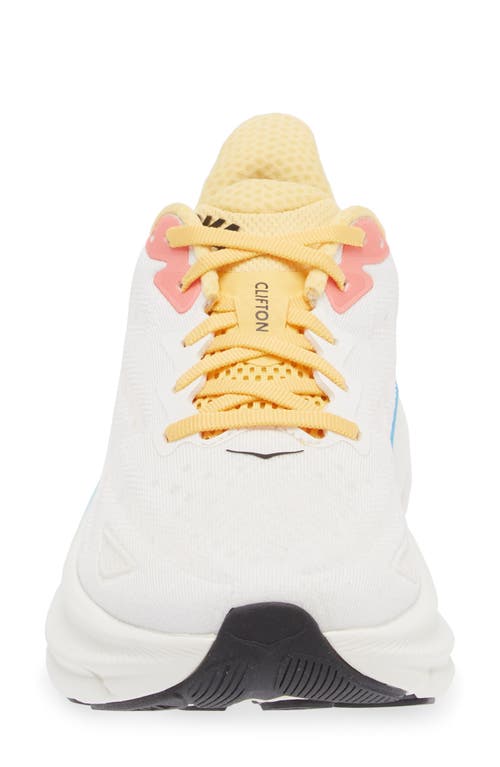 Hoka Clifton 9 Running Shoe In White