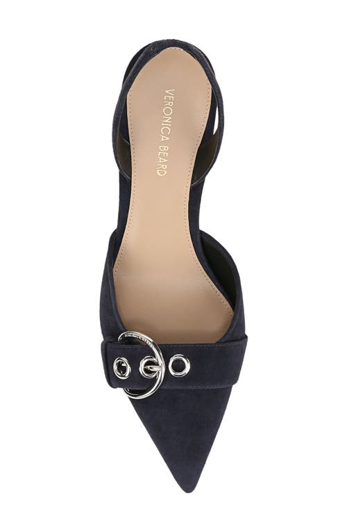 Veronica Beard Roxy Slingback Pointed Toe Pump In Eclipse
