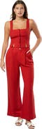 Onia Air Linen Square Neck Top