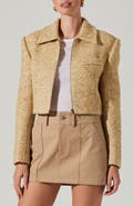 ASTR the Label Lindsay Tweed Zip Jacket