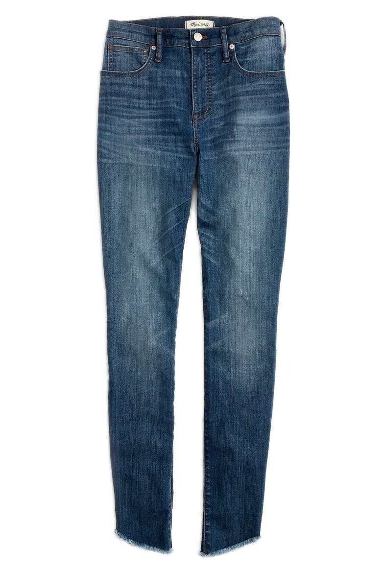 10-Inch High-Rise Tulip-Hem Skinny Jeans, Alternate, color, SOMERSET