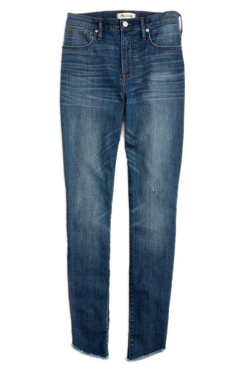 Madewell 10-Inch High-Rise Tulip-Hem Skinny Jeans, Alternate, color, 