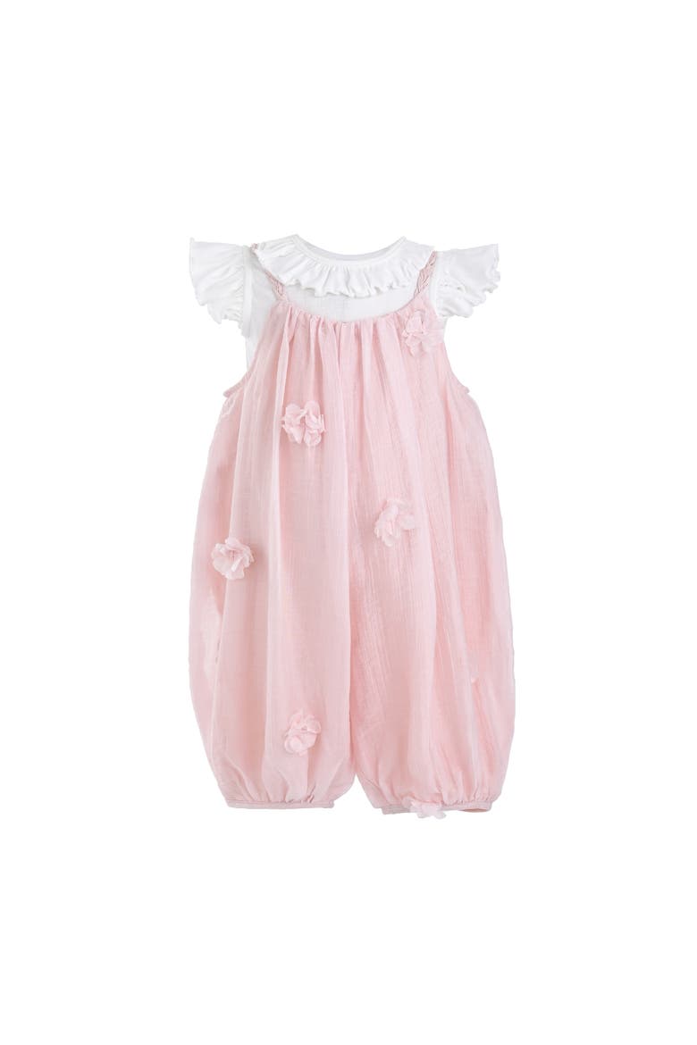 Romper & Top Set, Main, color, Pink