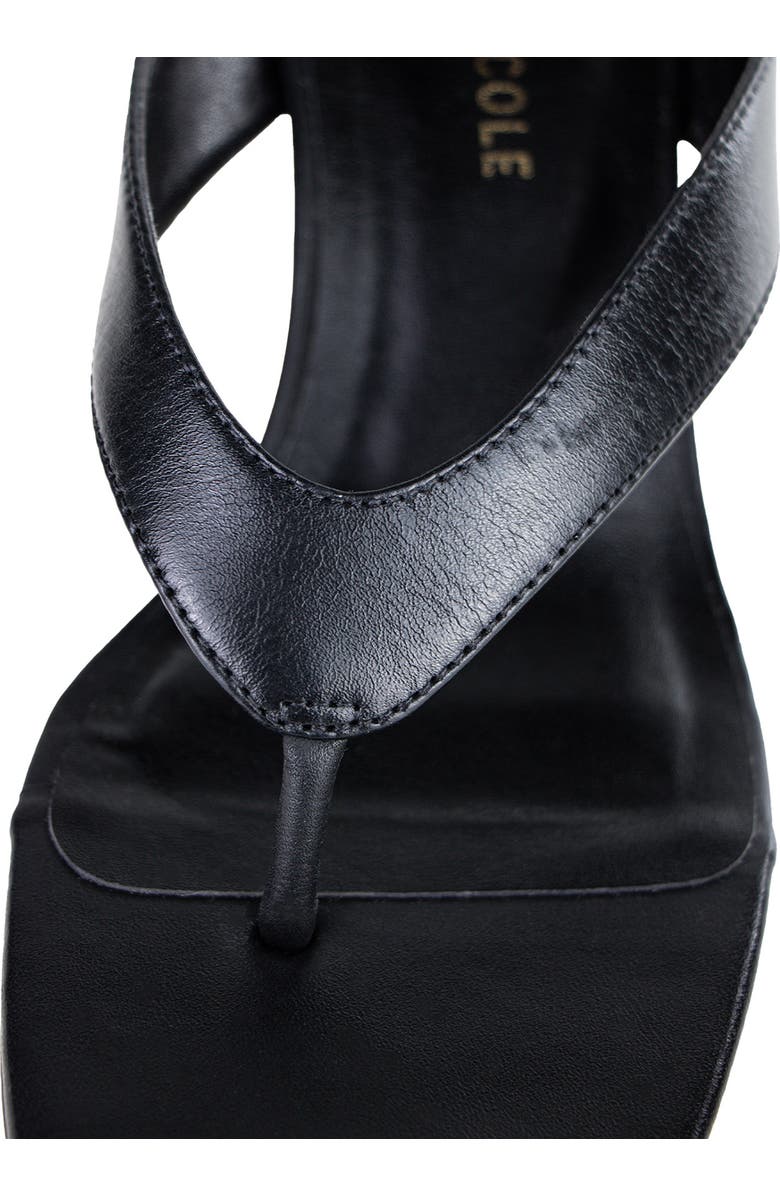 Kenneth Cole Susannah Wedge Sandal, Alternate, color, Black Leather