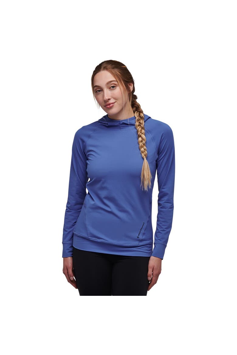 Alpenglow Hooded Long-Sleeve Shirt - Women's, Main, color, Clean Blue