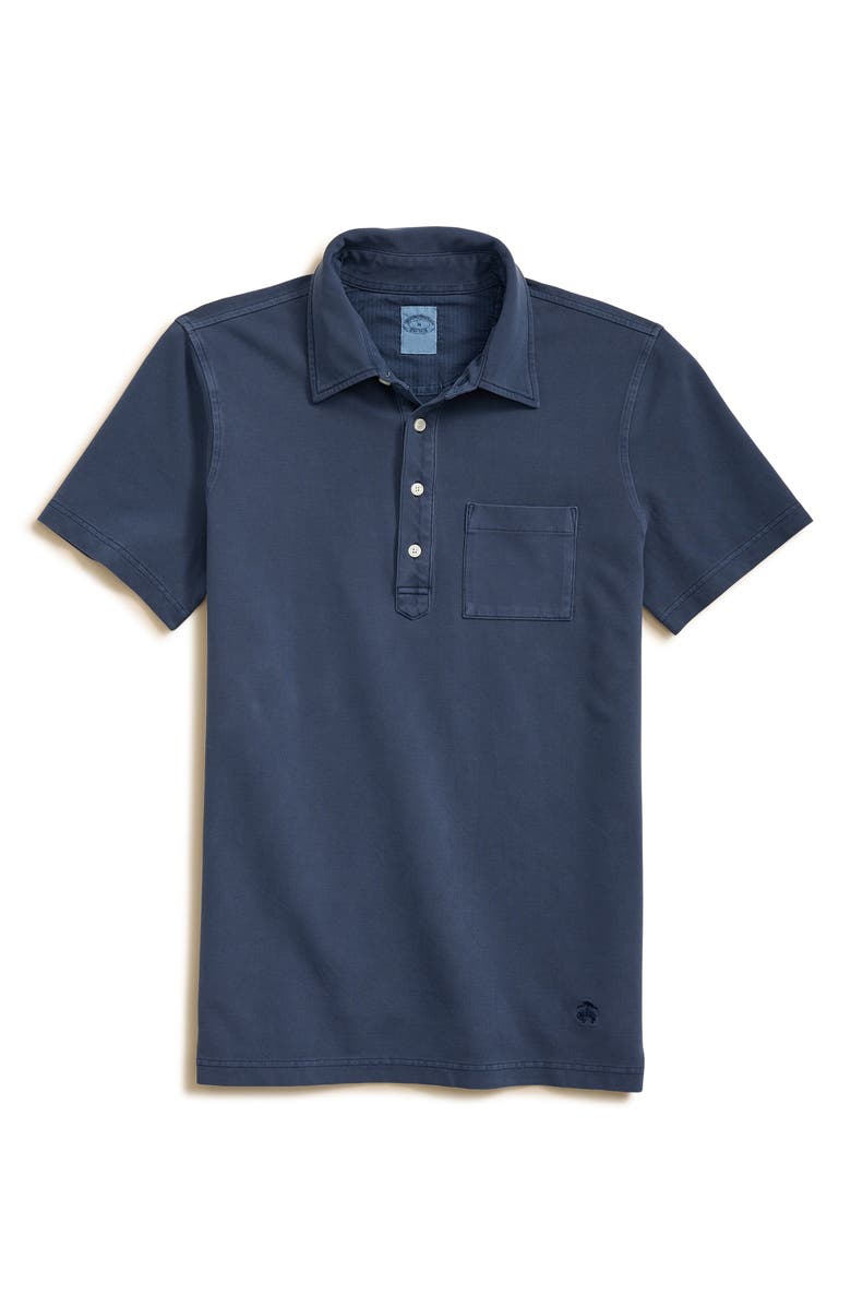 Brooks Brothers Vintage Cotton Piqué Polo, Alternate, color, Mood Indigo