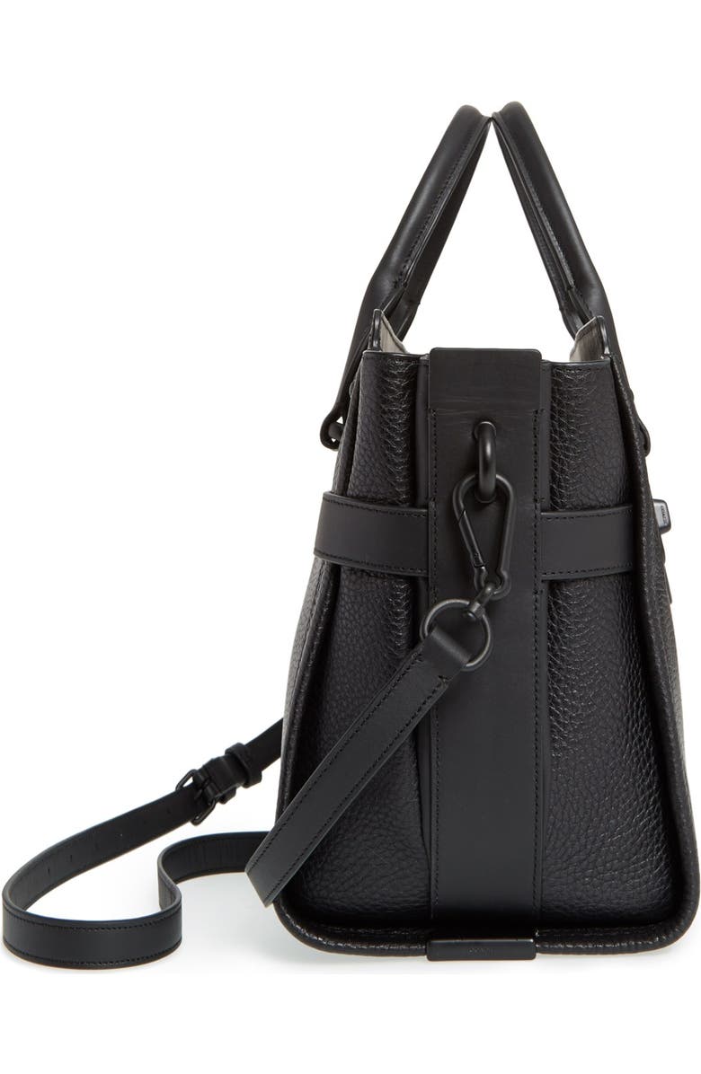 COACH 'Swagger' Pebble Leather Satchel, Alternate, color,