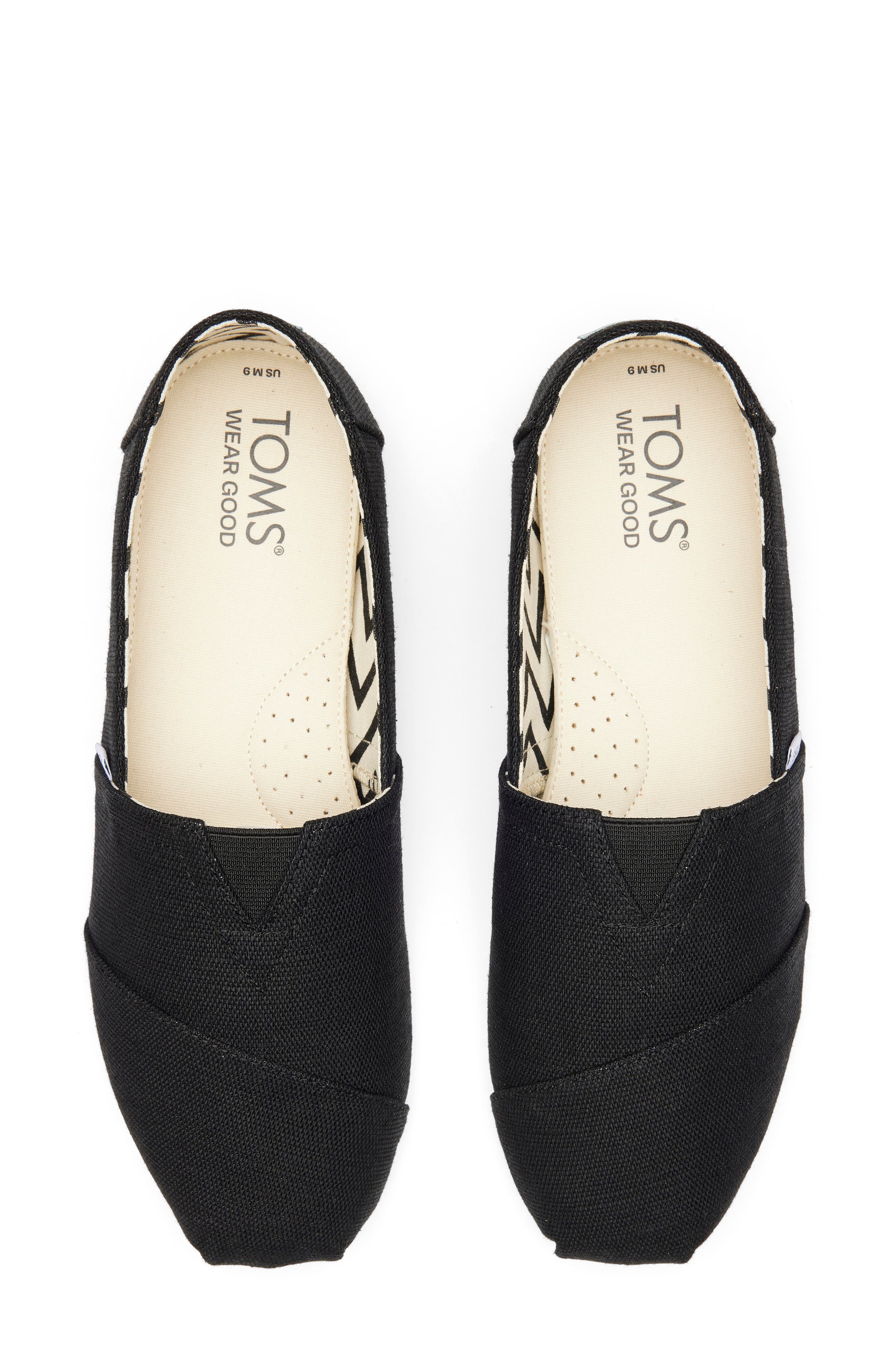 TOMS Alpargata 3.0 Slip-On Sneaker, Alternate, color, Black/ Tan