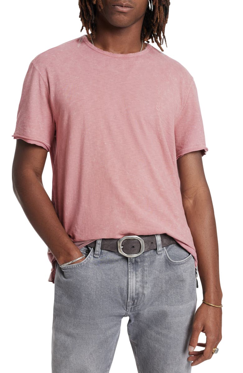 John Varvatos Mercier Patina T-Shirt, Main, color, Dusty Rose