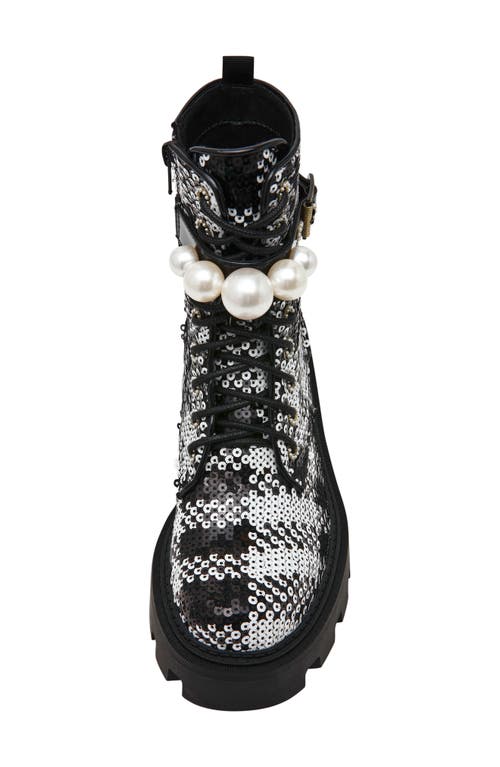 Betsey Johnson Jonnie Lug Sole Boot In Black