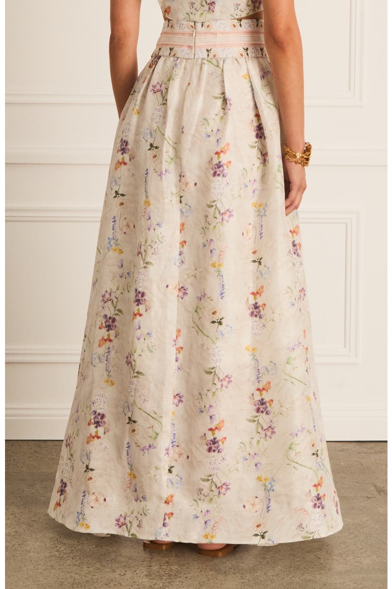 Moonflower Zandra Maxi Skirt, Alternate, color, White