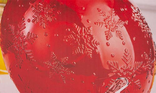 Home Essentials And Beyond Christmas Ornament 1.5-gallon Beverage Dispenser In Red