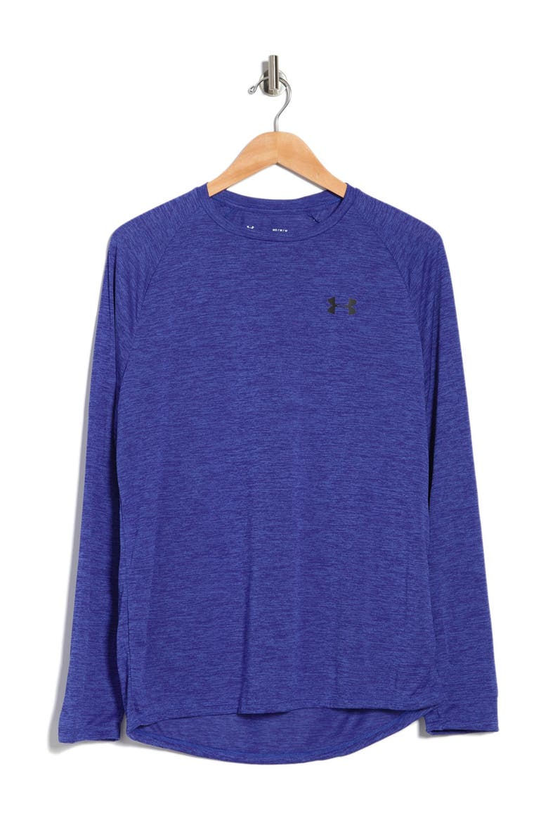 Performance Tech Long Sleeve T-Shirt, Alternate, color, BLU