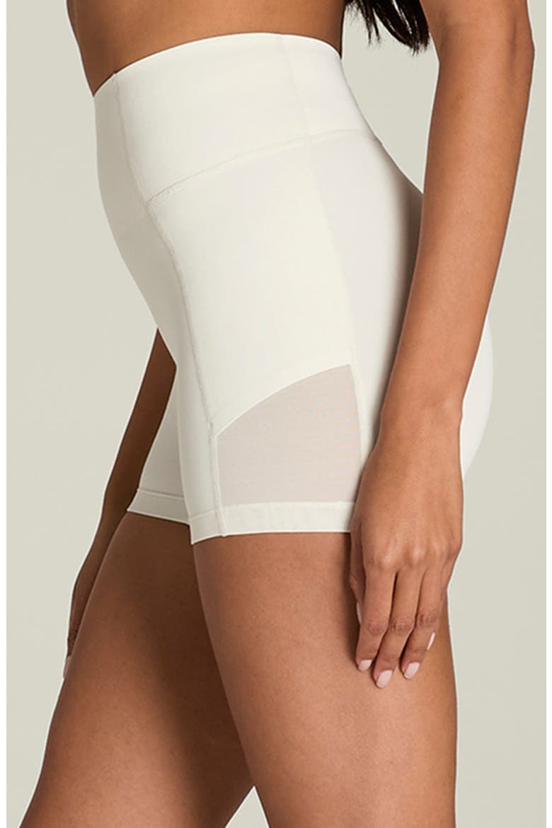 Baseline Performance High Waist Bike Shorts, Alternate, color, SANDRIFT