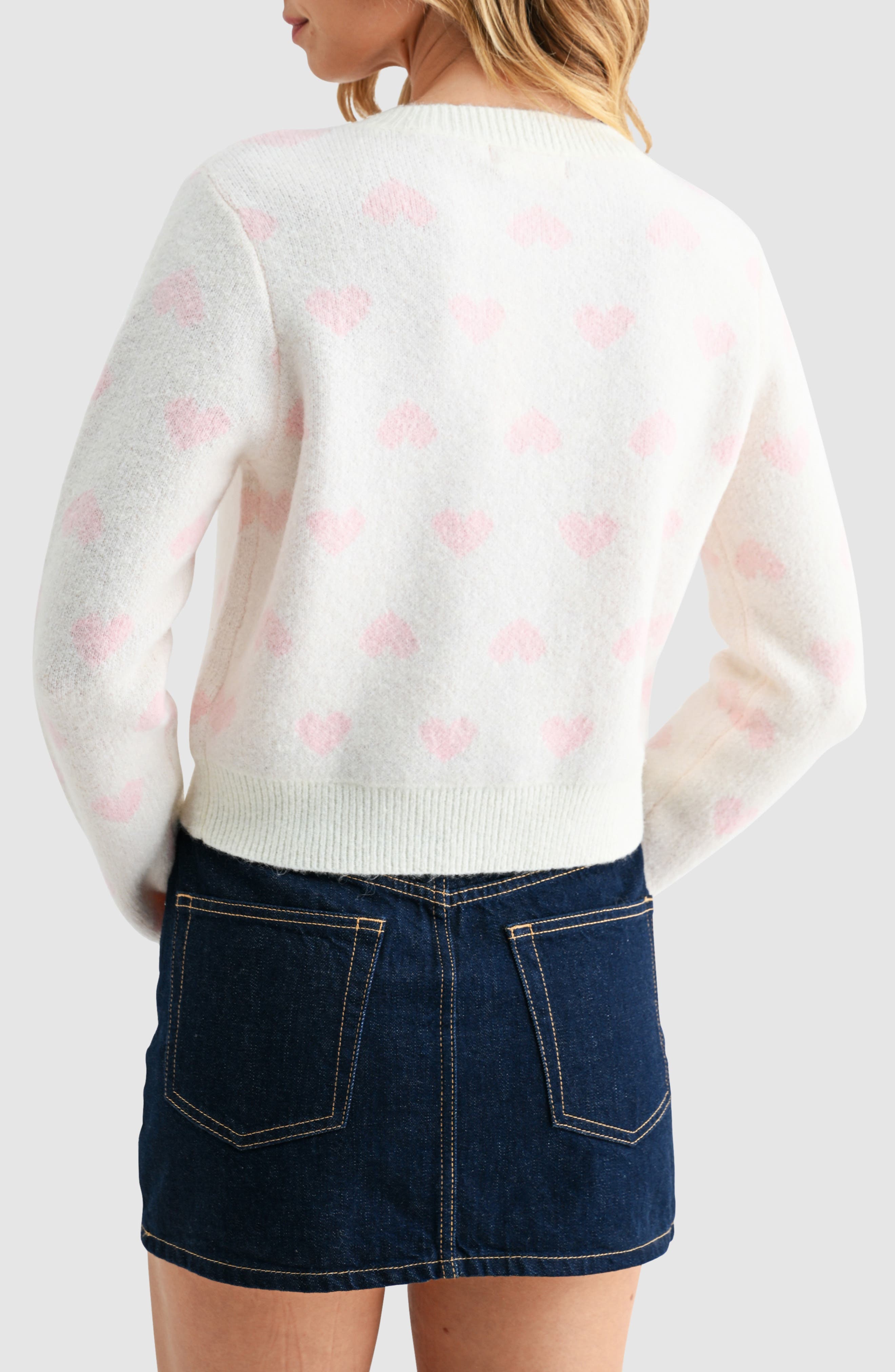 Heart Jacquard Cardigan (Women) | Nordstromrack