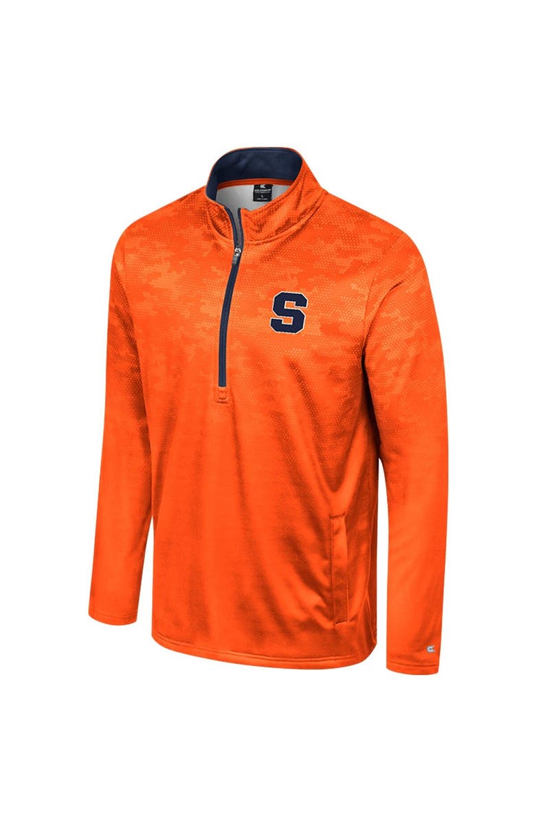 COLOSSEUM Men's Colosseum  Orange Syracuse Orange The Machine Half-Zip Jacket, Alternate, color, 