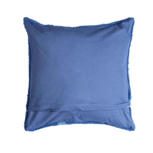 C & F Home C&f Home Starfish Seas Hooked Throw Pillow, 18" X 18" In Blue
