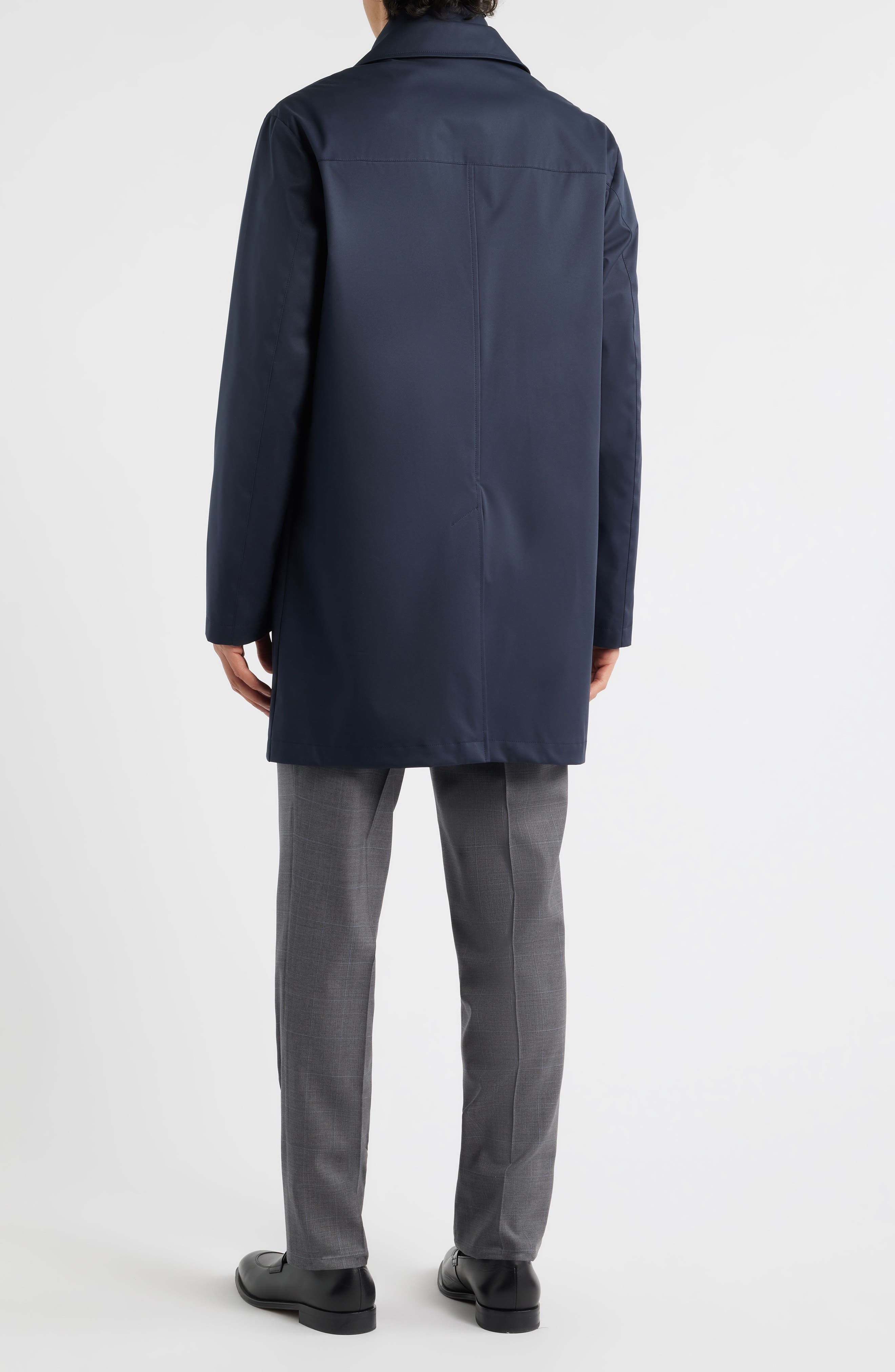 Canali Ultralight Waterproof Car Coat with Removable Bib — фото 3