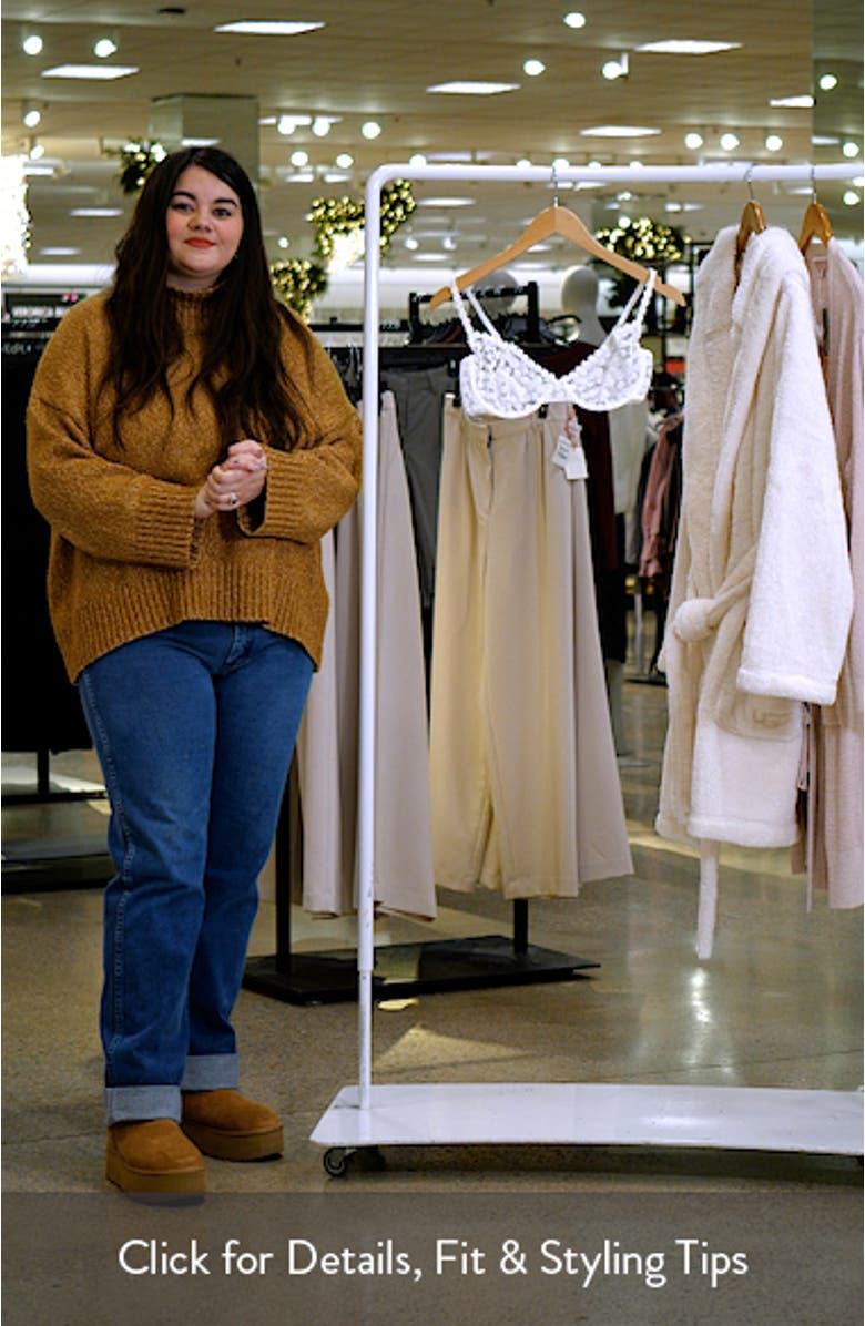 Daisy Embroidered Underwire Bra, sales video thumbnail