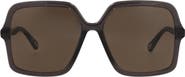 Chloé 59mm Butterfly Sunglasses