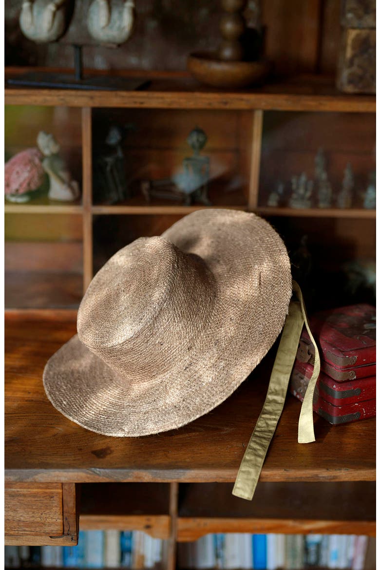 The Loli Jute Hat, Alternate, color, Neutral