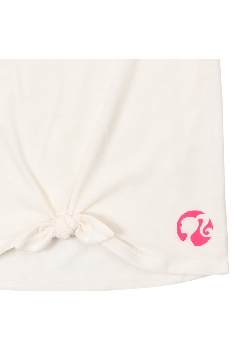 T-Shirt & Bike Shorts Set, Alternate, color, pink / white