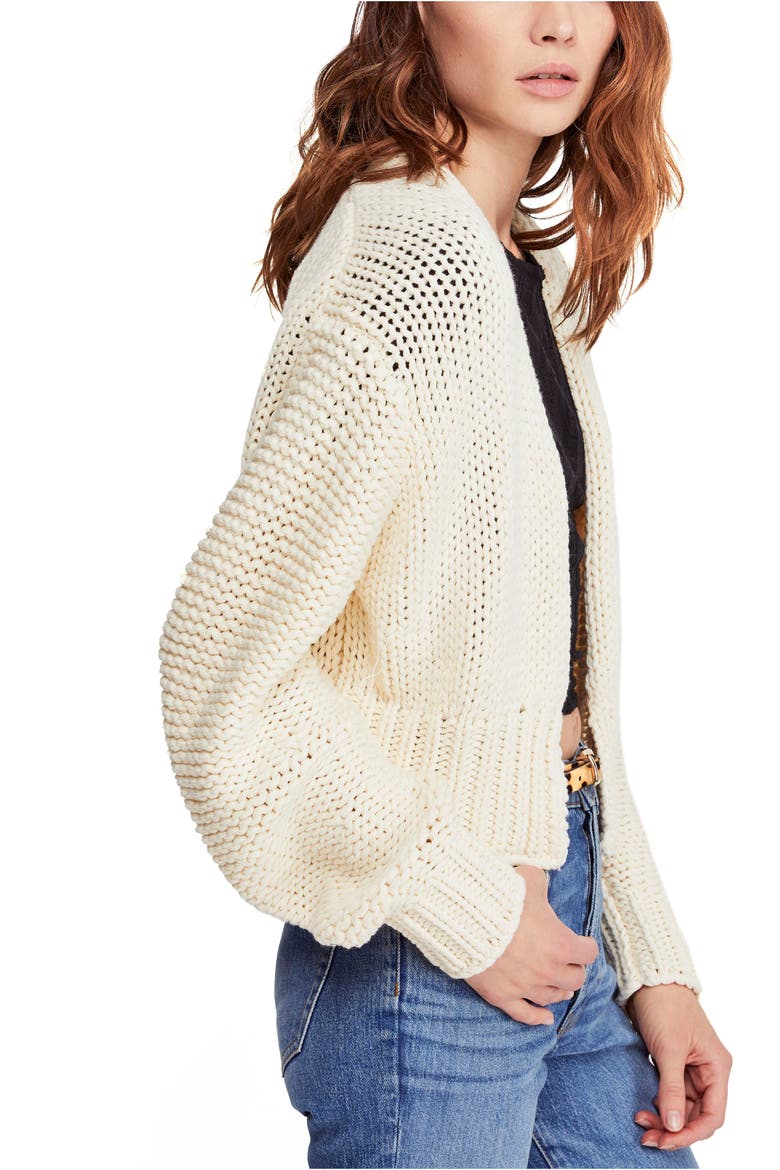 Glow For It Cardigan, Alternate, color, IVORY