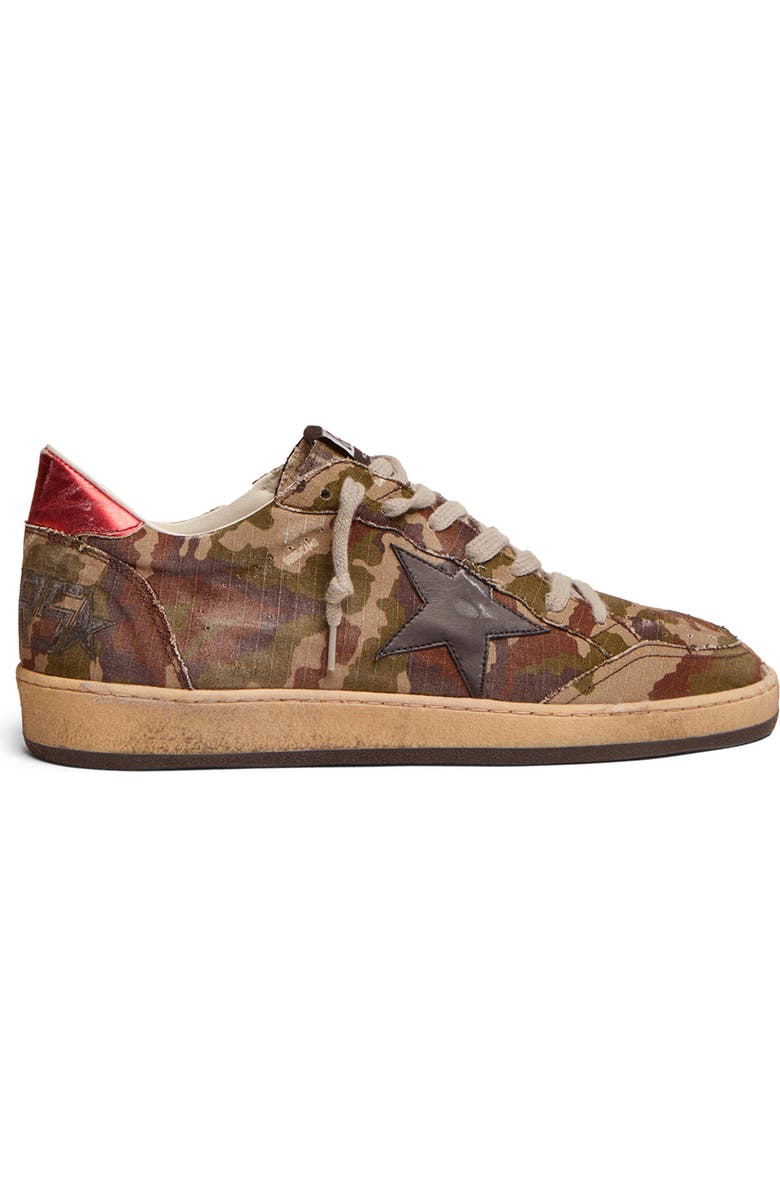 Golden Goose Ball Star Camo Sneaker, Alternate, color,