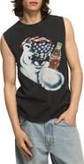 Lucky Brand Coca-Cola® Polar Bear Cotton Graphic Muscle Tank