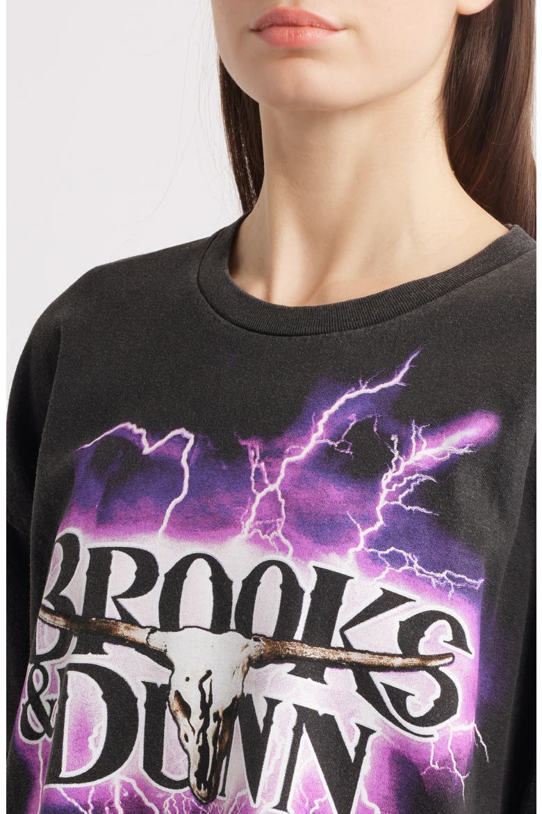 Brooks & Dunn Oversize Graphic T-Shirt, Alternate, color, VINTAGE BLACK