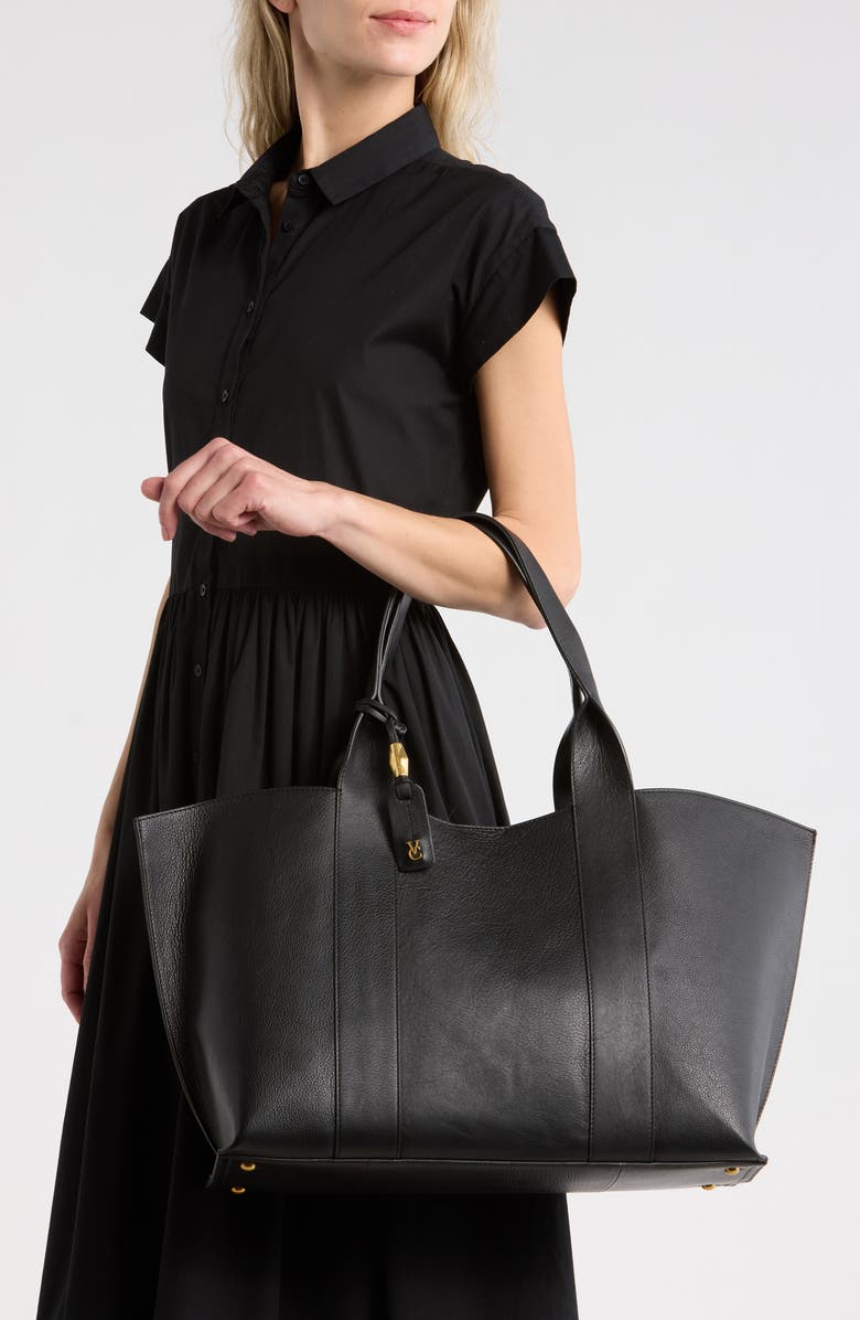 Vince Camuto Ellah Tote Bag, Alternate, color, Black