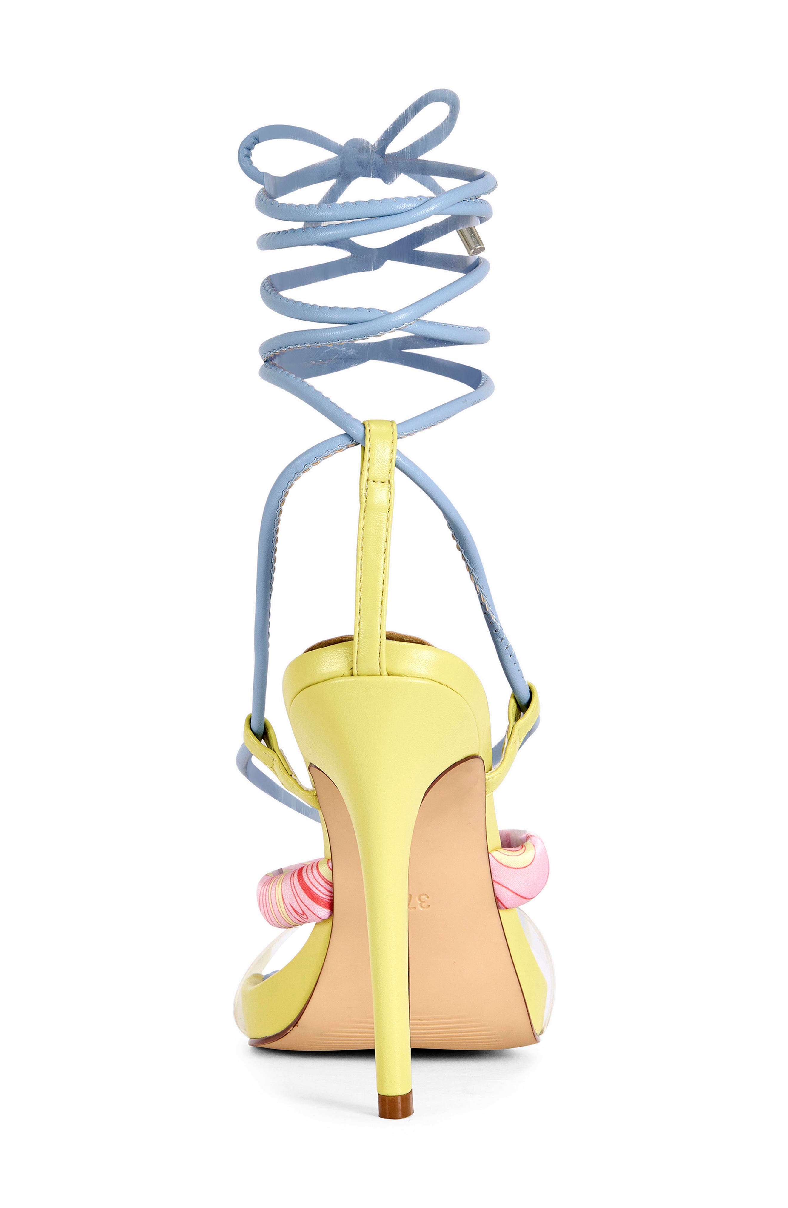 AZALEA WANG Somerset Ankle Wrap Sandal, Alternate, color, 