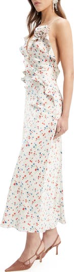 Olea Ruffle Maxi Dress