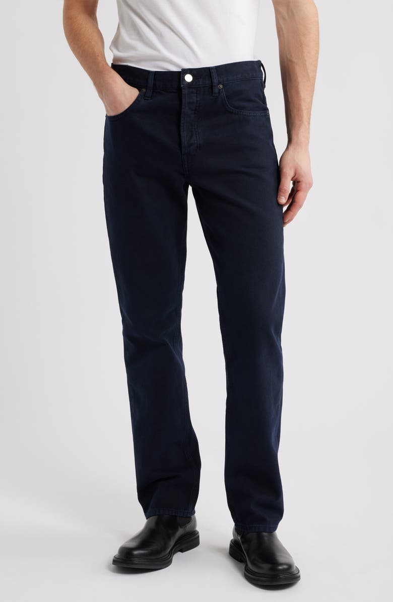 FRAME The Straight Leg Canvas Jeans, Main, color, Dark Navy