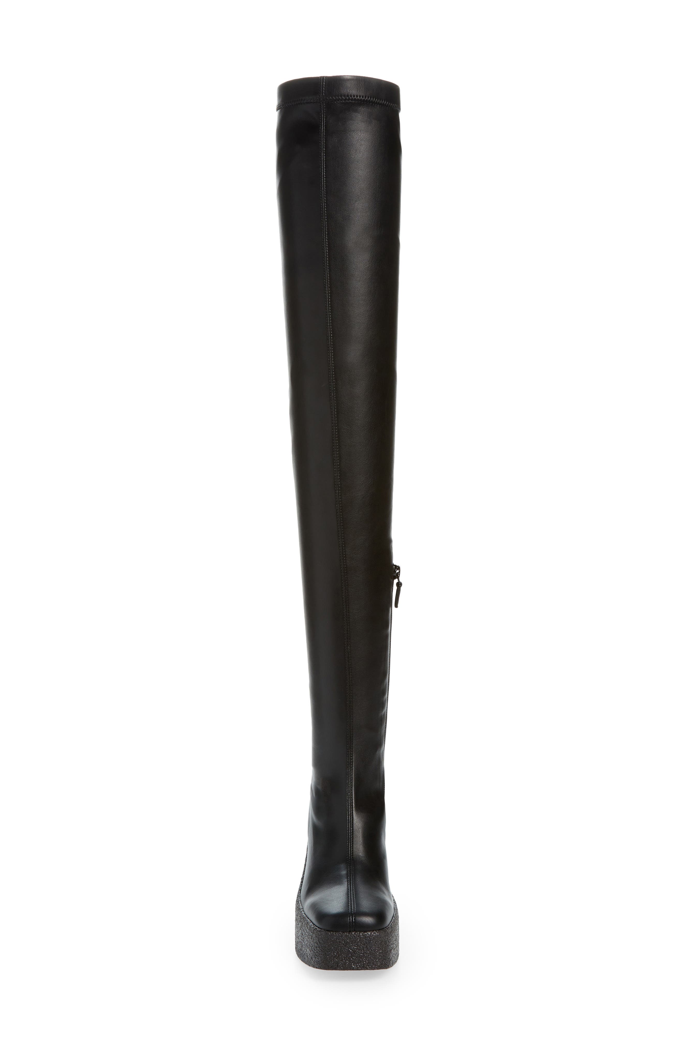 Stella McCartney Skyla Square Toe Platform Over the Knee Boot, Alternate, color, 